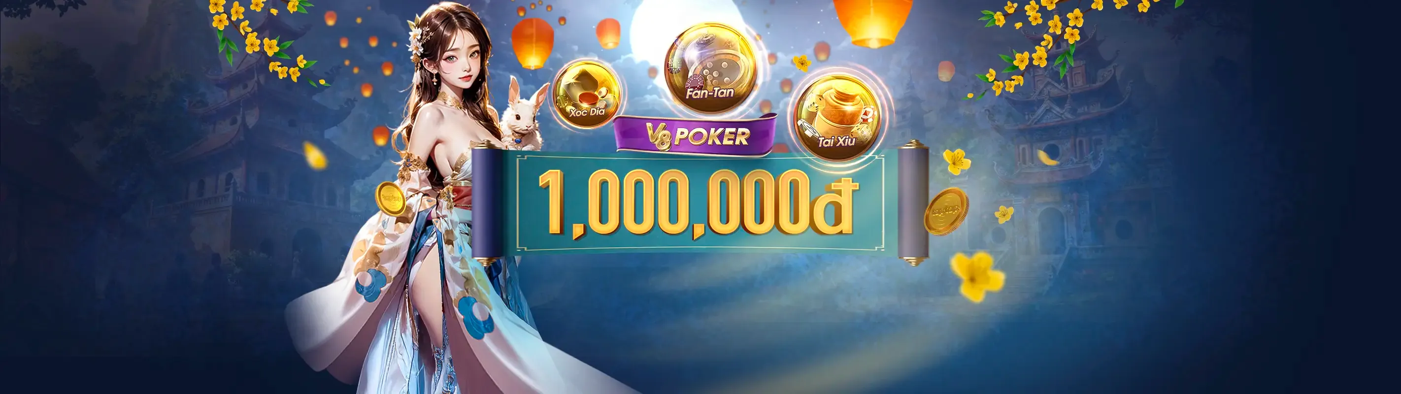 Hình ảnh game nổ hũ 888casino với jackpot lớn và tiền vàng